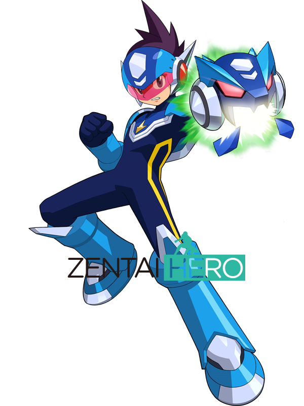 New Megaman Star Force Blue Zentai Cosplay Costume