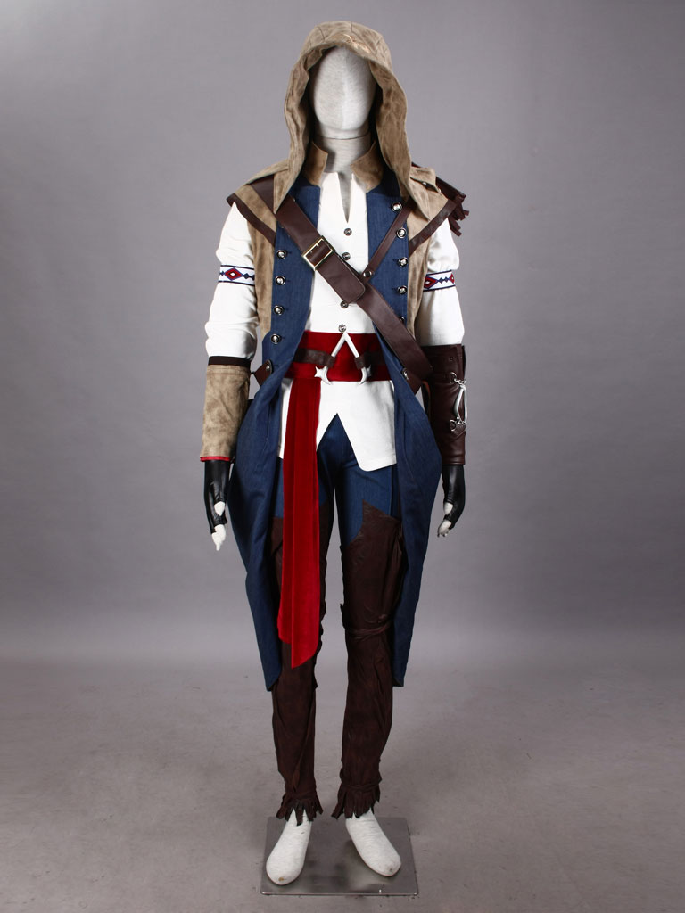 Assassin\'s Creed III Connor Assassin Uniform Cosplay Costume