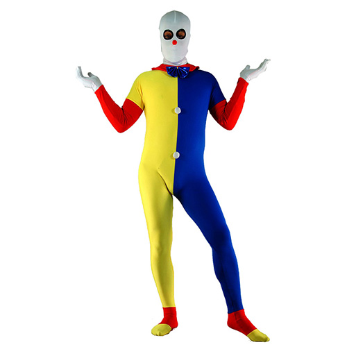 Clown Split Zentai Suit Costume