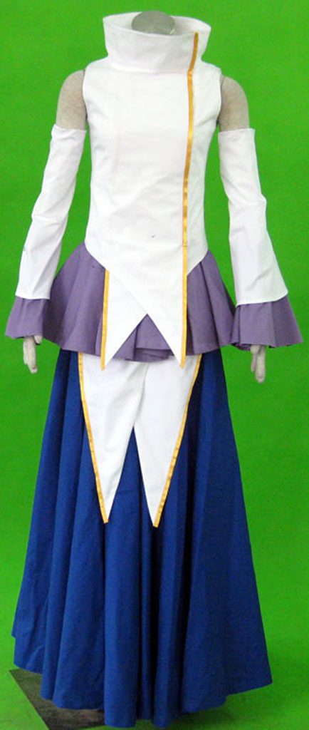Gundam Seed Destiny Lacus Clyne Singing Uniform Cosplay Costume