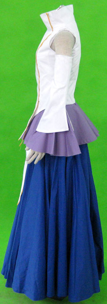Gundam Seed Destiny Lacus Clyne Singing Uniform Cosplay Costume
