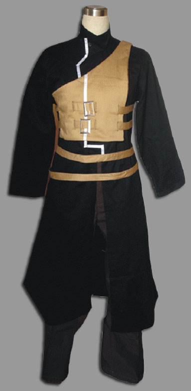 Naruto Shippuden Gaara Black Cosplay Costume V2