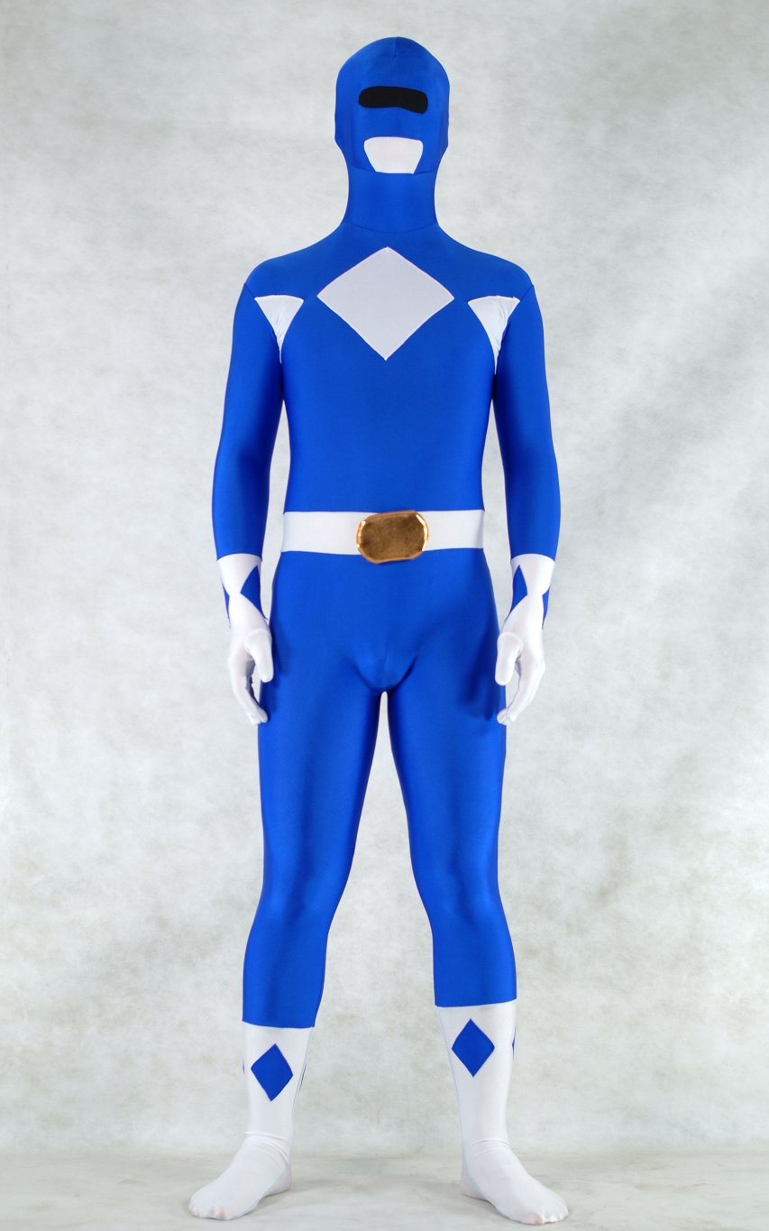 Ranger Halloween Costumes Blue MIGHTY MORPHIN