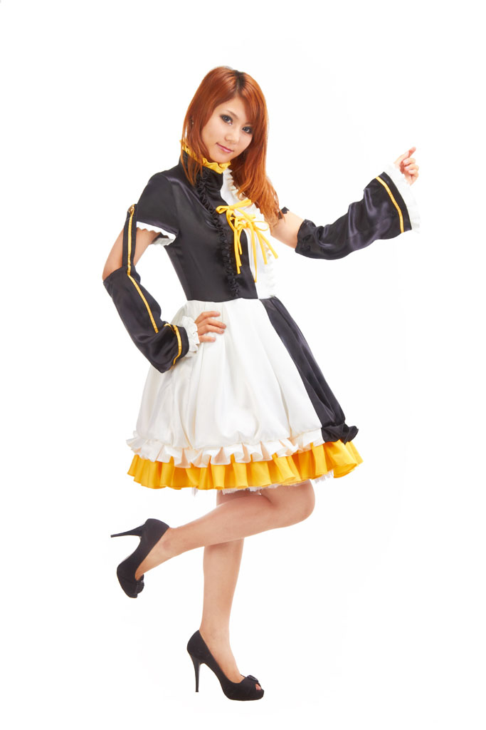 VOCALOID Kagamine Rin Len NitamagoMix Cosplay Costume