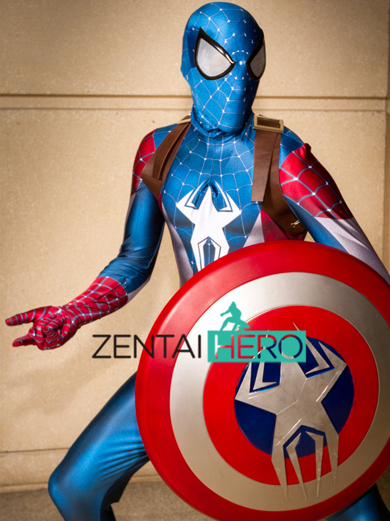 3D Printing Captain America & Spider-Man Hybrid Superhero Costum
