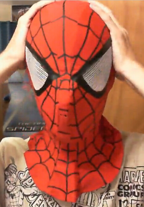 Spiderman Cosplay Hood