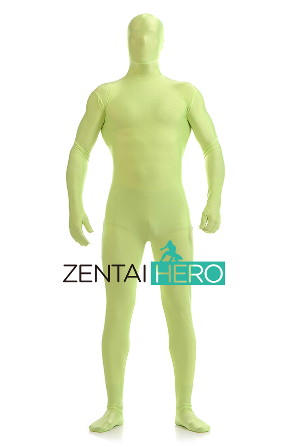 Light Green New Cheap Zentai Bodysuit