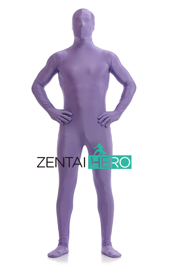 Purple New Cheap Spandex Zentai Bodysuit