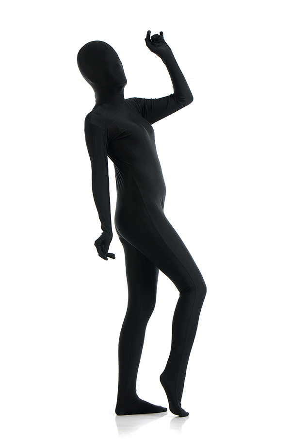Sexy Black Color Girl Zentai Bodysuit