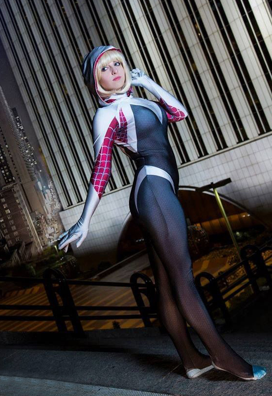 Amazing 3D Printing Spider Man Gwen Stacy Costume