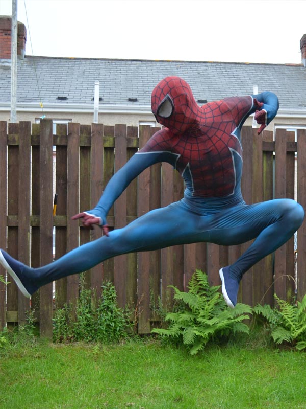 Spider UK Costume Lycra Spandex UK Spider Morph Suit