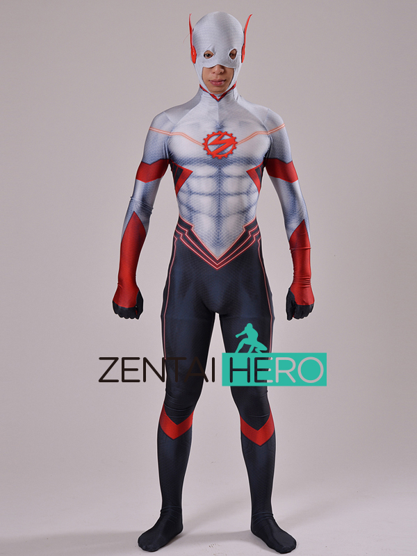 NEW The Flash Barry Allen Flash Cosplay Costume