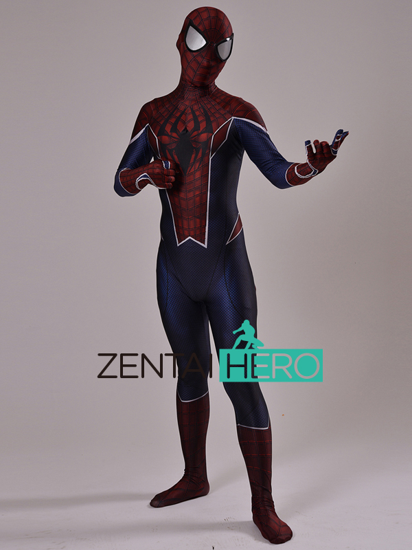 NEW 3D Printing 2017 Halloween Spiderman Costume