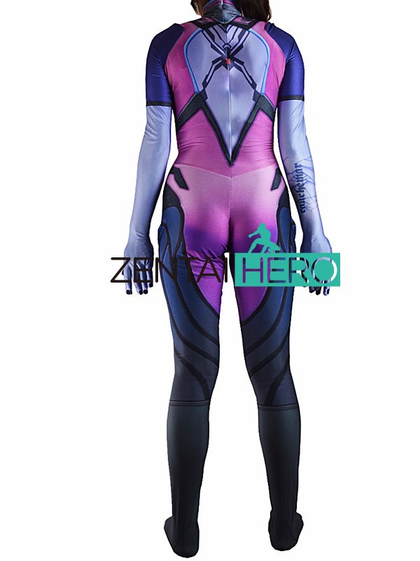 3D Print Cosplay Game Girl Widowmaker Woman Superhero Costume