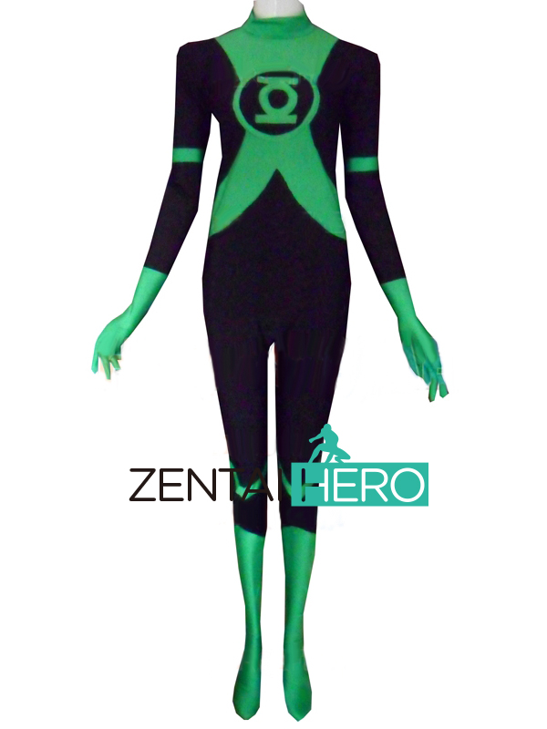 Green Lantern Corps Spandex Superhero Costume Catsuit