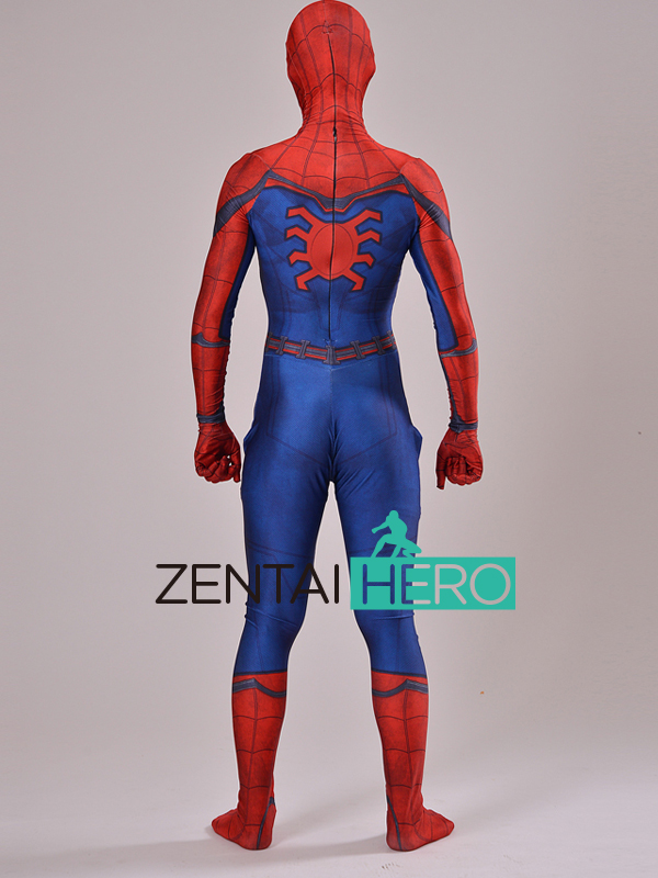 Civil War Spiderman Costume 3D Shade Spandex Halloween Party