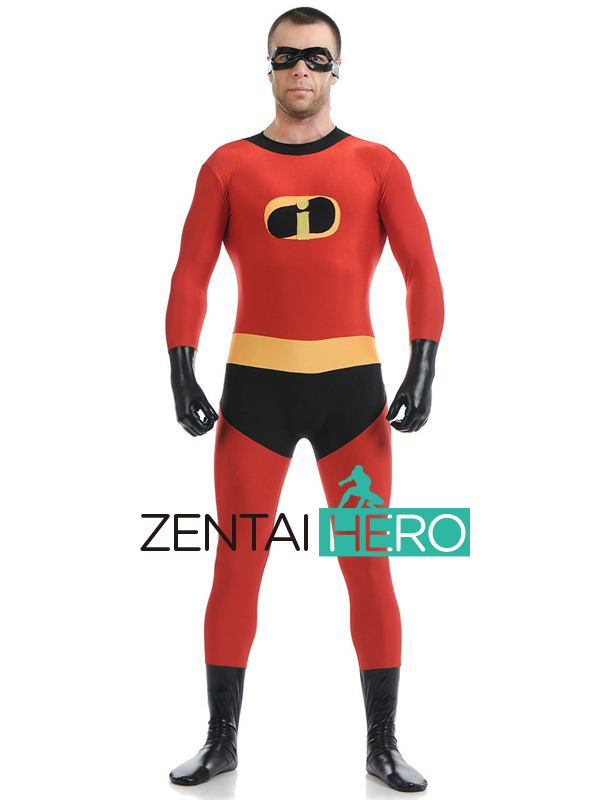 Unisex Headless Zentai Catsuit The Incredibles Costume
