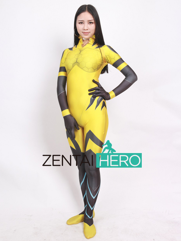 3D Print Lady B.Va Costume D.Va Legendary Yellow Skin