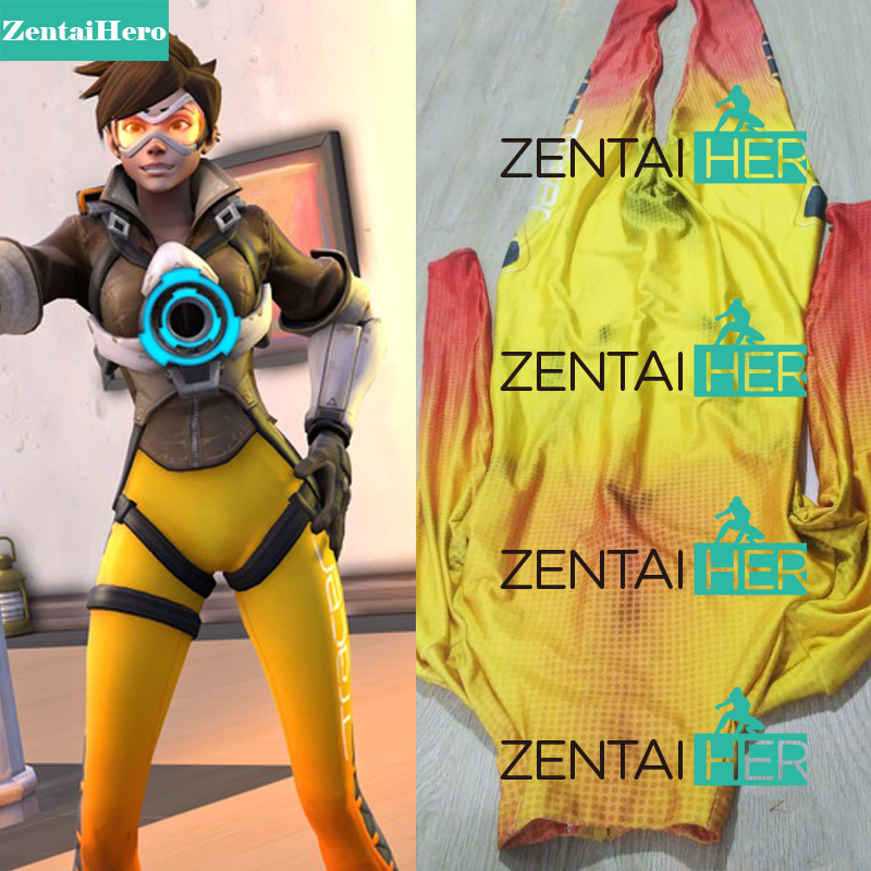 3D Print Hot Game Tracer Costume Bottoming Jumpsuit
