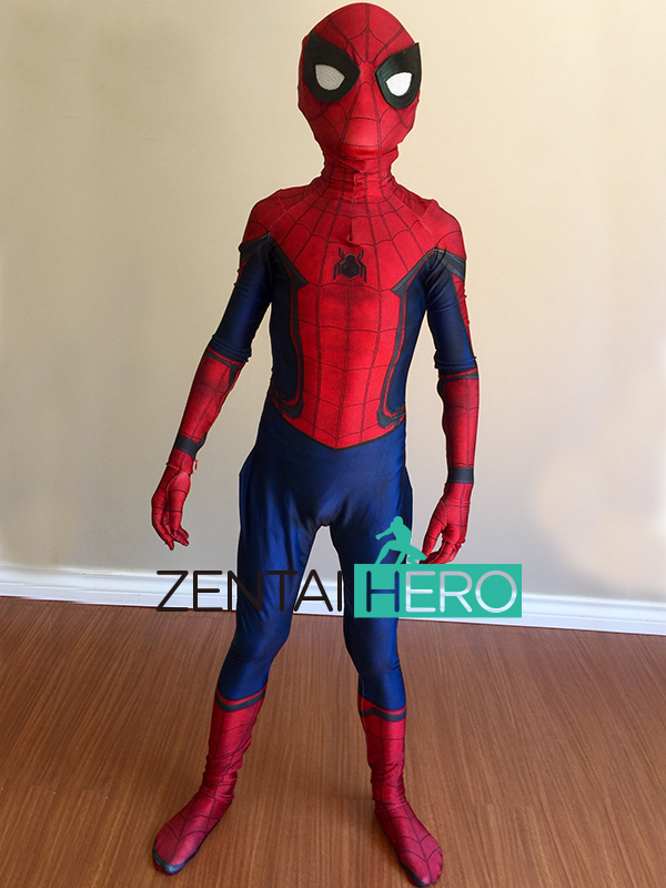 3D Shade Kids Civil War Spider-man Costume