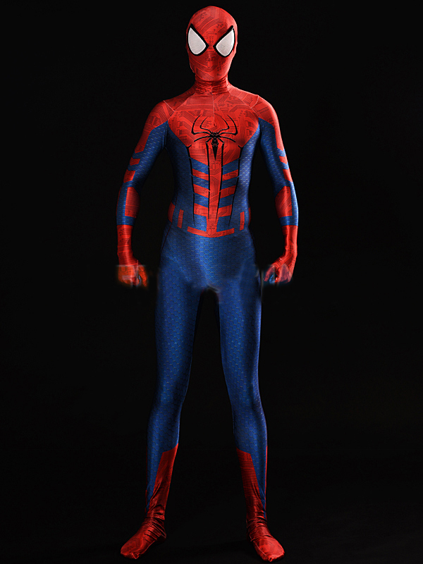 Sentinel Spider-Man Costume Dye-sub Spiderman Cosplay Costume