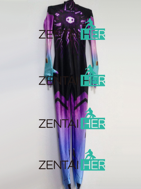 3D Printing Sombra Cosplay Game Costume
