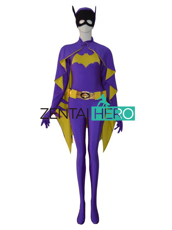 Batgirl Newest DC Comics Purple Female Superhero Costume