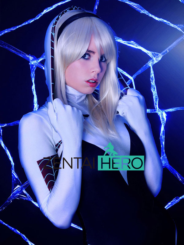 3D Printed Spider-man Gwen Stacy Costume Lady