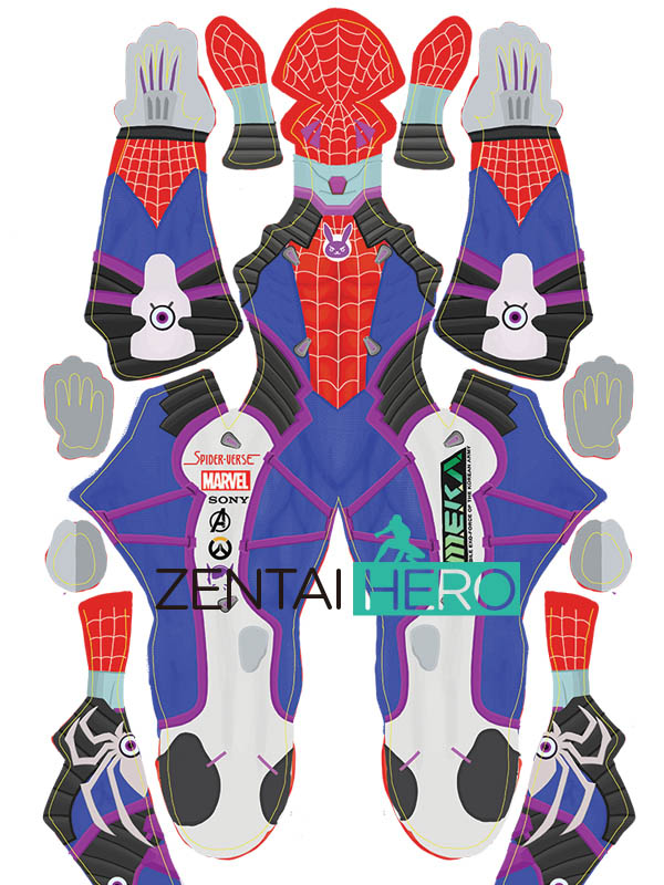 d.va Spiderman Skin Game Costume