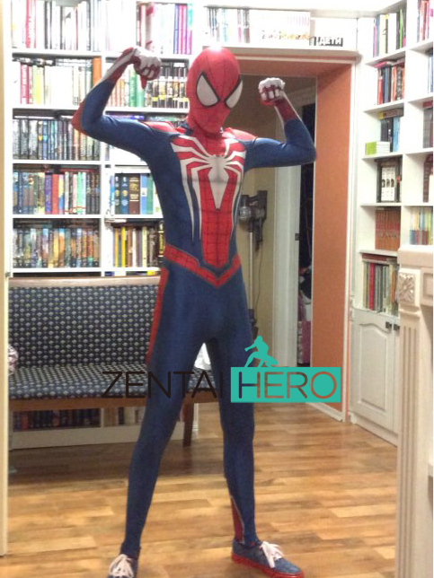 3D Print PS4 INSOMNIAC Spiderman Suit Games Spidey Cosplay