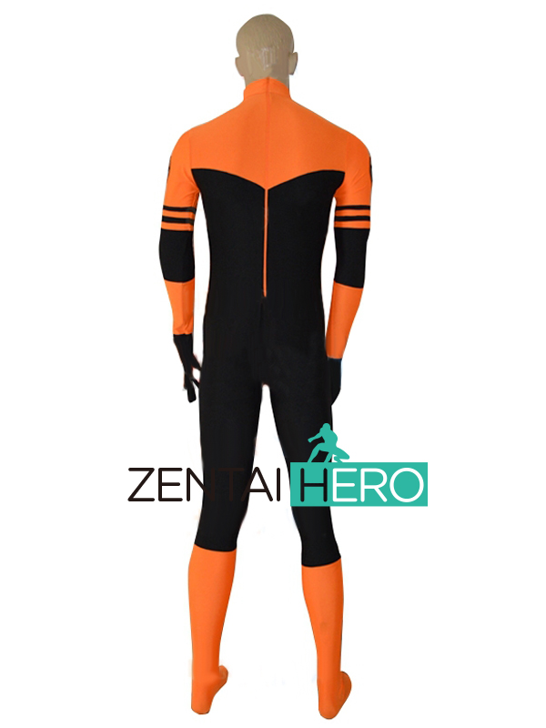 Hot Orange Lantern Superhero Costume Custom