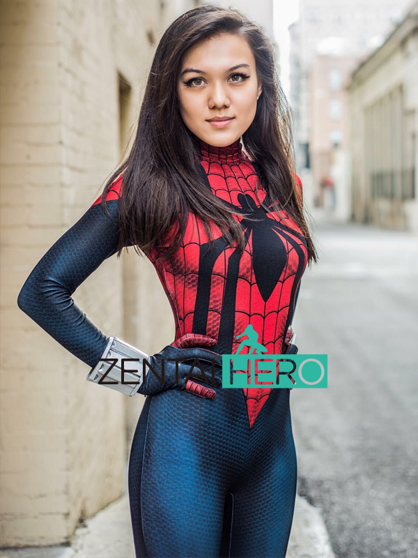 Halloween May Mayday Parker Spider-Woman Costume
