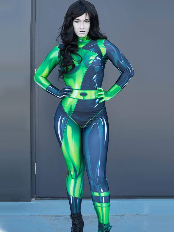 3D Printed Shego Of Kim Possible Cosplay Costume