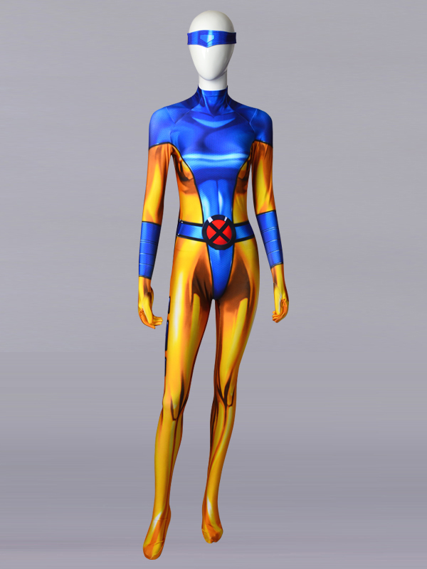 3D Printed 90s Jean Grey Costume X-men Phoenix Cosplay Plug Suit