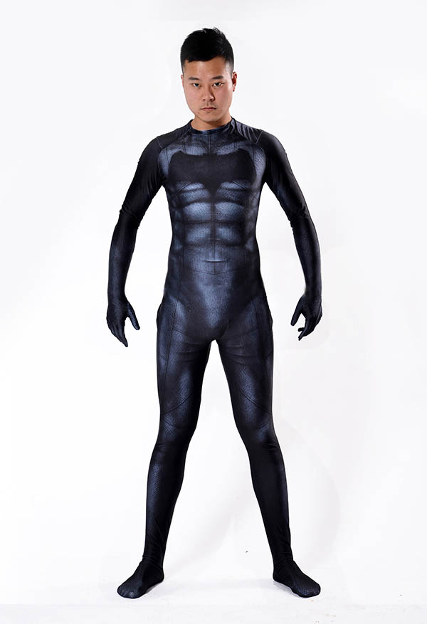3D Printing Batman Cosplay Costume Superhero Bodysuit With Cape