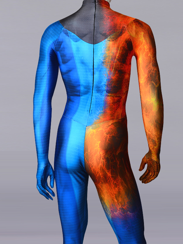 3D Printing Fantastic 4 Human Torch On Fire Cosplay Costume