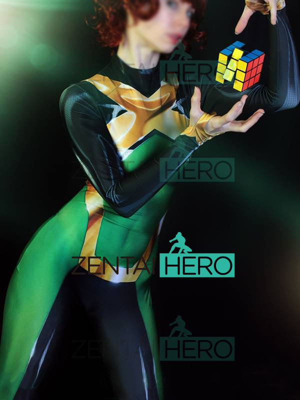 3D Print X-men Jean Grey Teenage Phoenix Superhero Costume