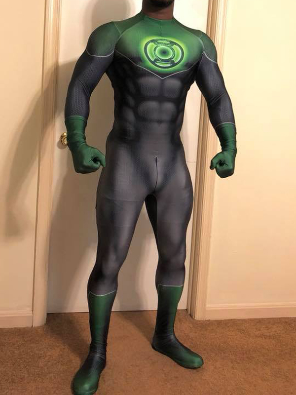 3D Printed Green Lantern Costume John Stewart Superhero Suit