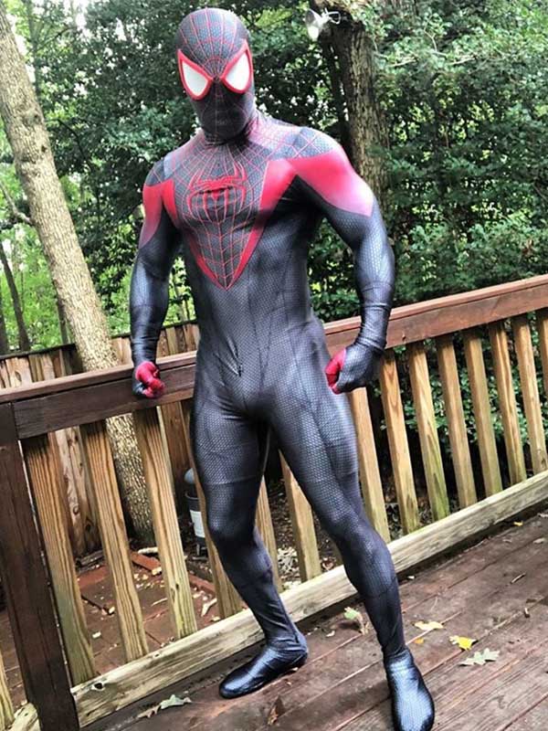 3D Printed Amazing Spiderman 2 Miles Morales Cosplay Costume
