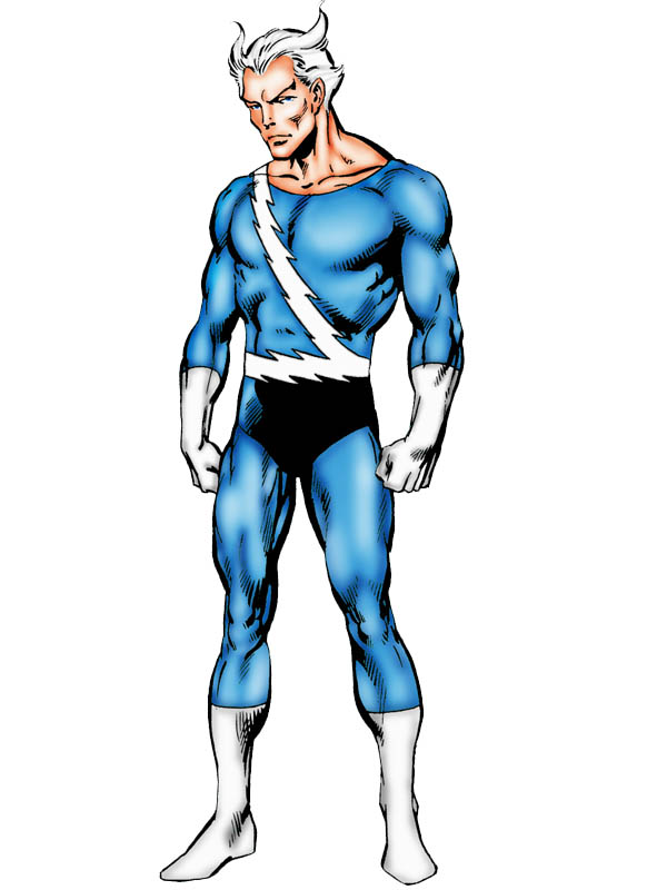 X-men Quicksilver Superhero Spandex Cosplay Costume