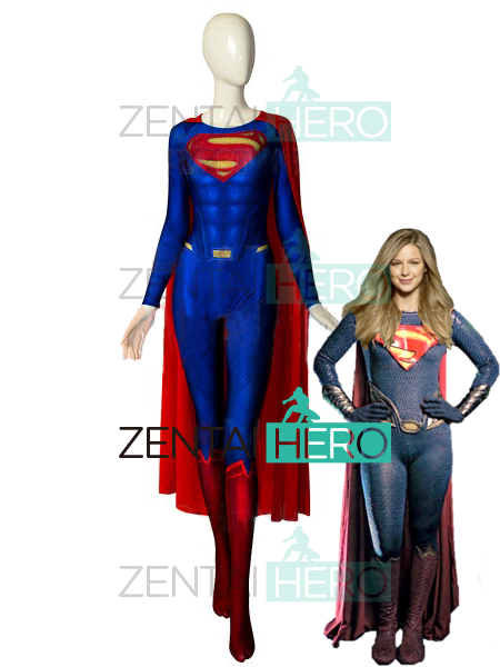 3D Printed Man Of Steel Superman Cosplay Costumes Supergirl