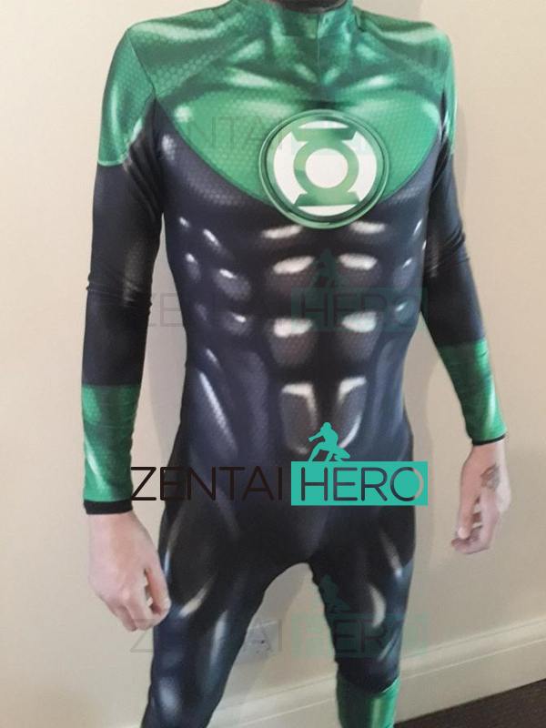 3D Printed Green Lantern Halloween Cosplay Costume