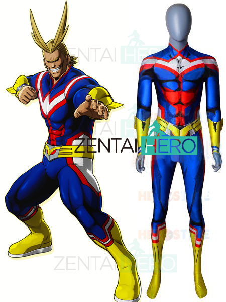 3D Printed My Hero Academia All Might Male Cell Cosplay Suit