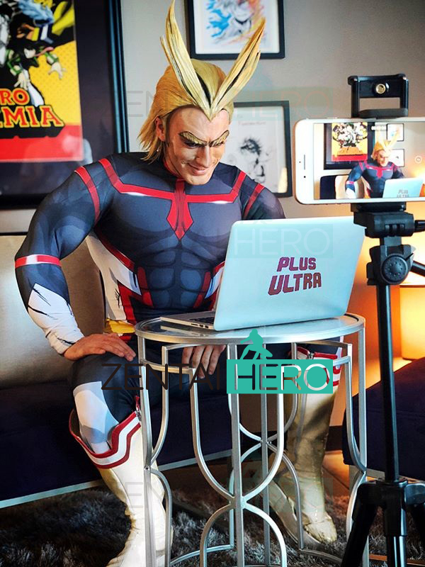 3D Printed My Hero Academia Young All Might Cell Cosplay Costume