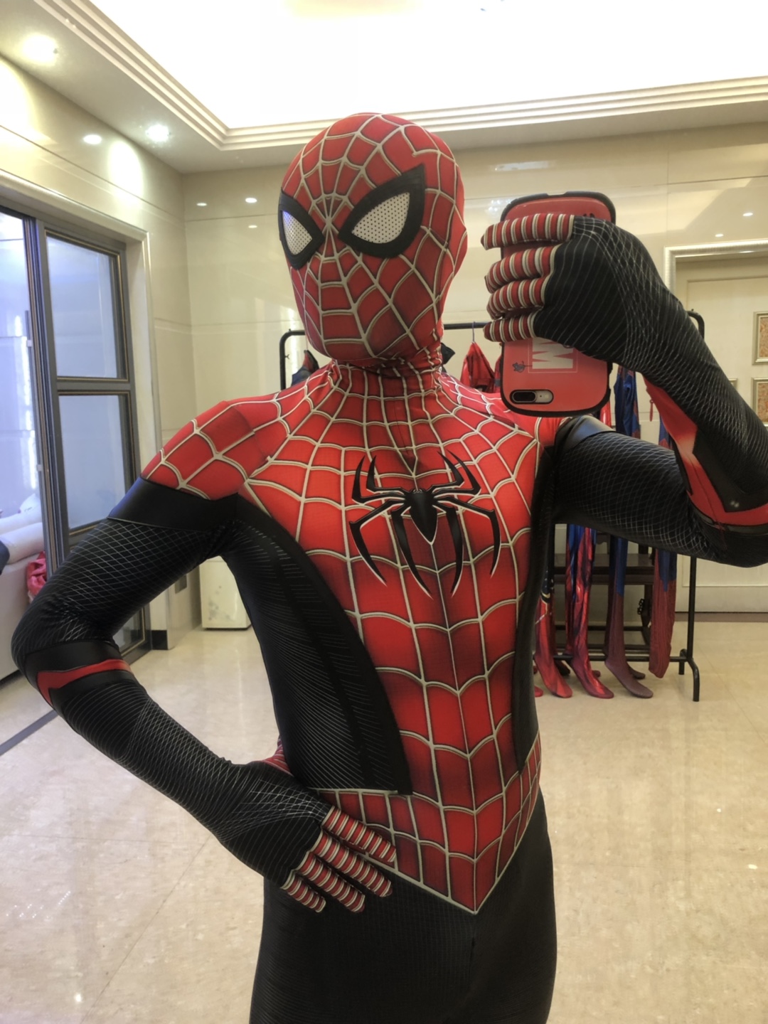 2019 Raimi Spider Hybrid Costume Far From Home Spiderman Suit