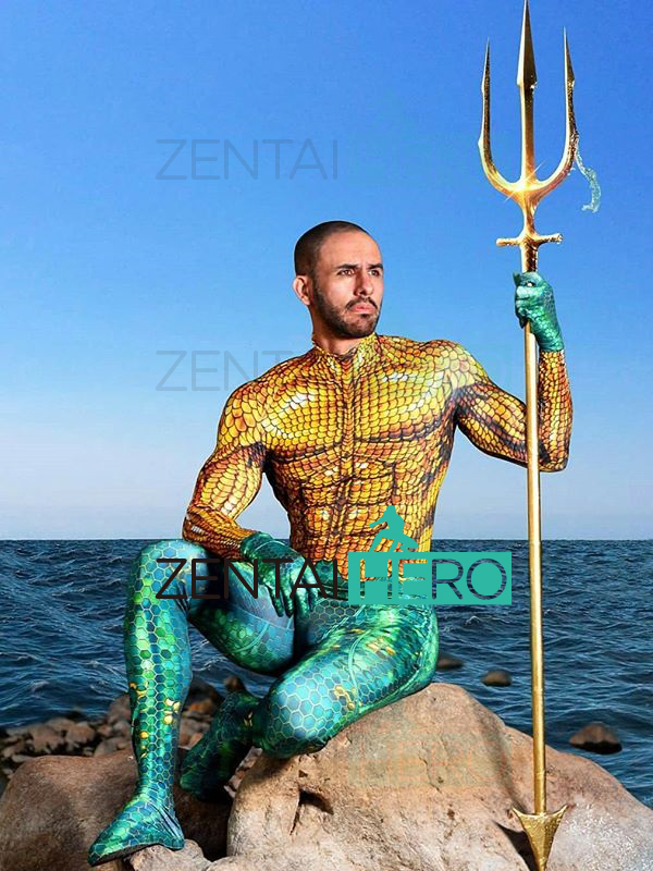 3D Printed Aquaman 2018 Film Version Aquaman Cosplay Costume