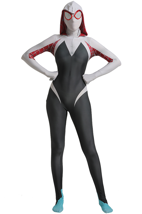 Cheap 3D Printing Spider-man Cosplay Costume Gwen Stacy Costume