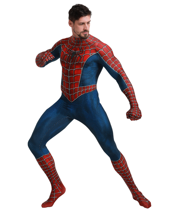 Cheap 3D Printing Raimi Spiderman Cosplay Costume Halloween