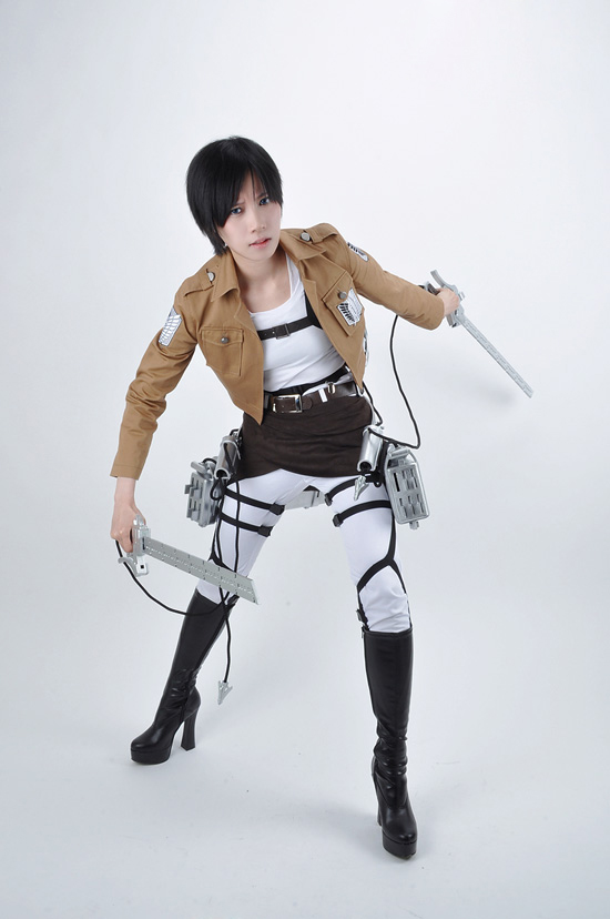 Attack on Titan Eren Jaeger The Recon Corps Uniform Outfits Cosp