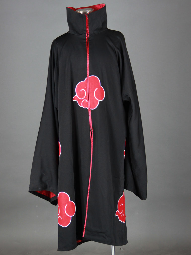 Naruto Akatsuki Organization Cosplay Costume Cloak
